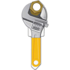 Lucky Line Wrench Design Decorative House Key, KW11 Image 1