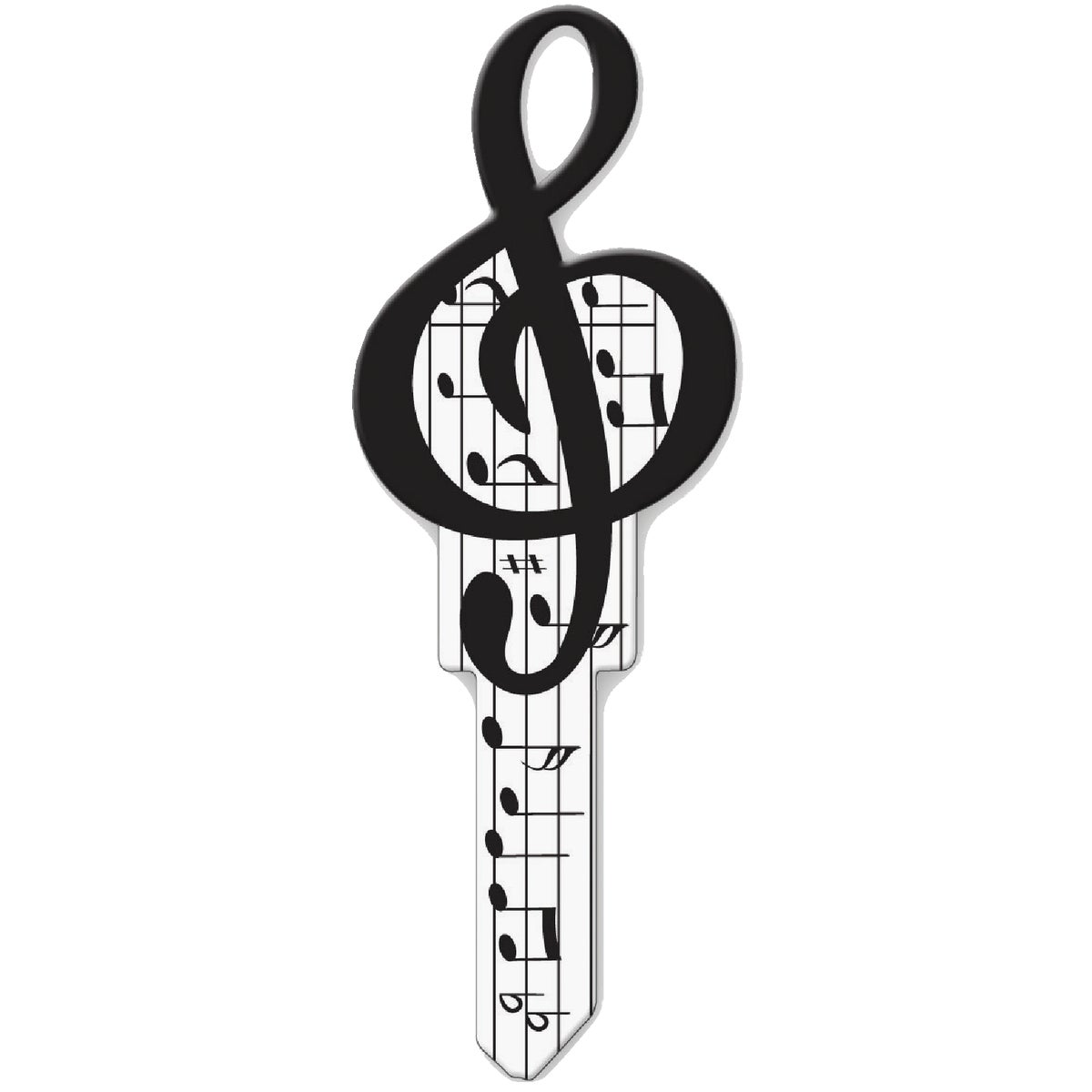 Lucky Line Music Design Decorative House Key, KW11 