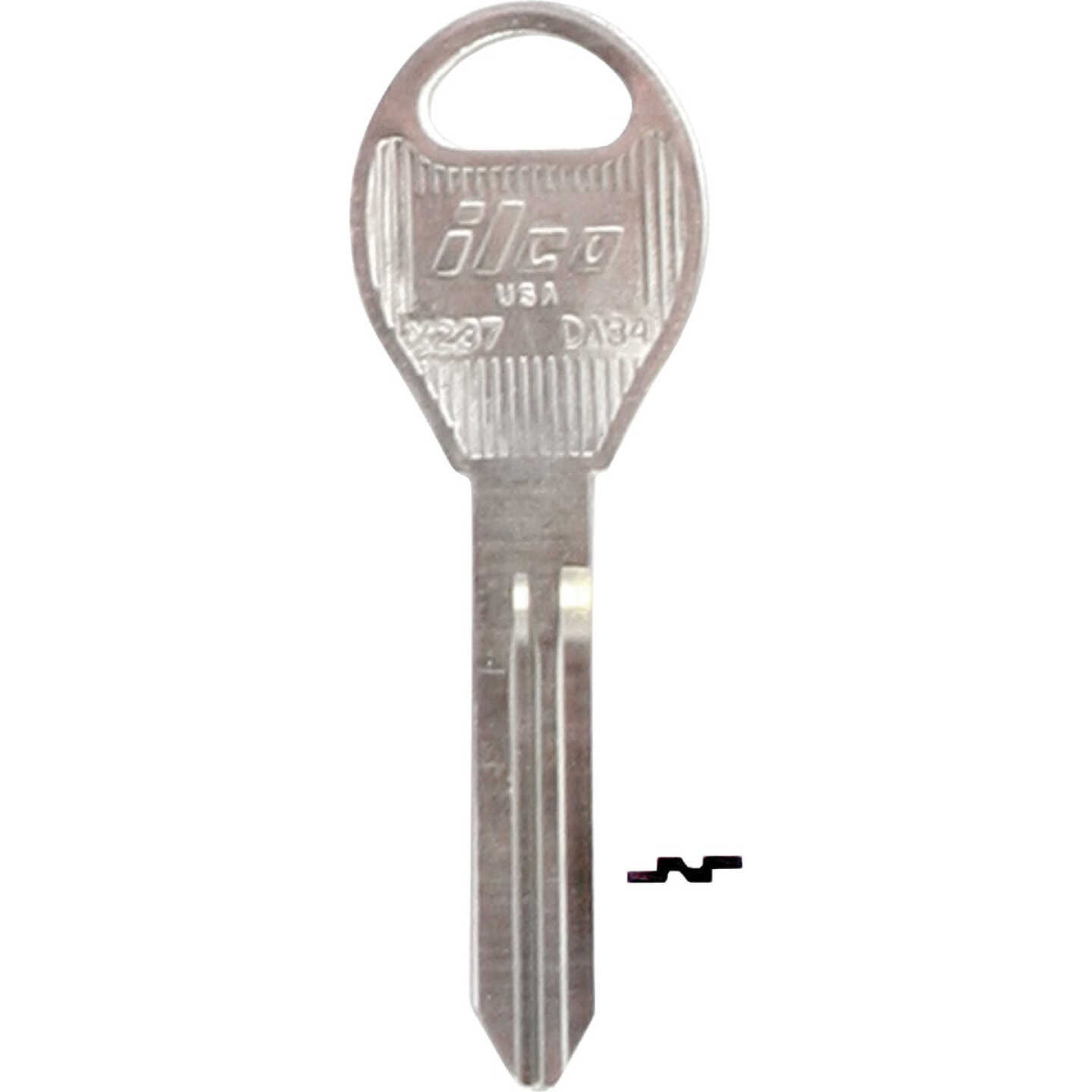 ILCO Nissan Nickel Plated Automotive Key, DA34 / X237 (10-Pack) Image 1