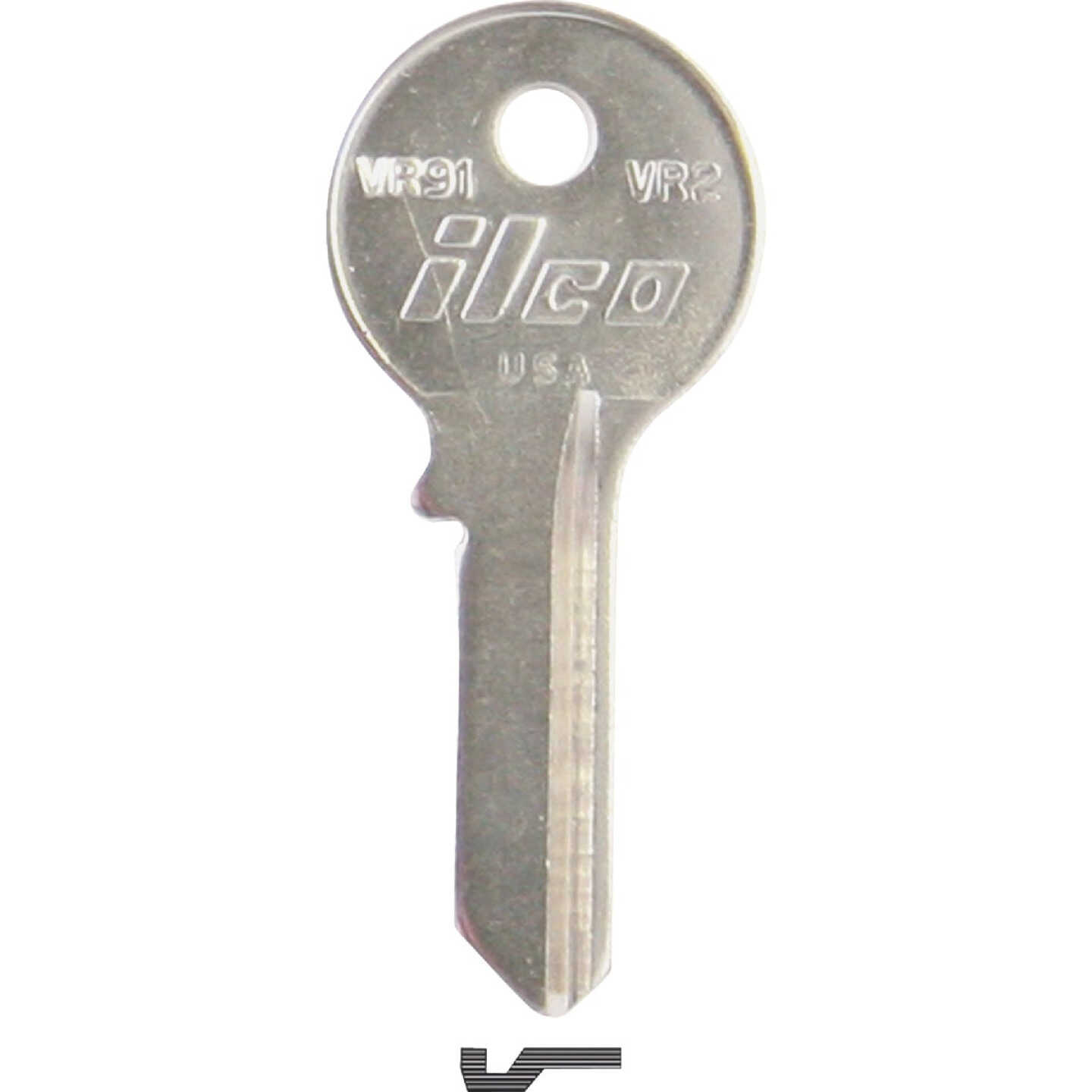 ILCO Viro Nickel Plated Padlock Key VR2 / VR91 (10-Pack) Image 1