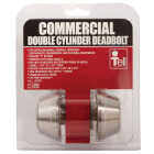 Tell Satin Stainless Steel Commercial Double Cylinder Deadbolt Image 2