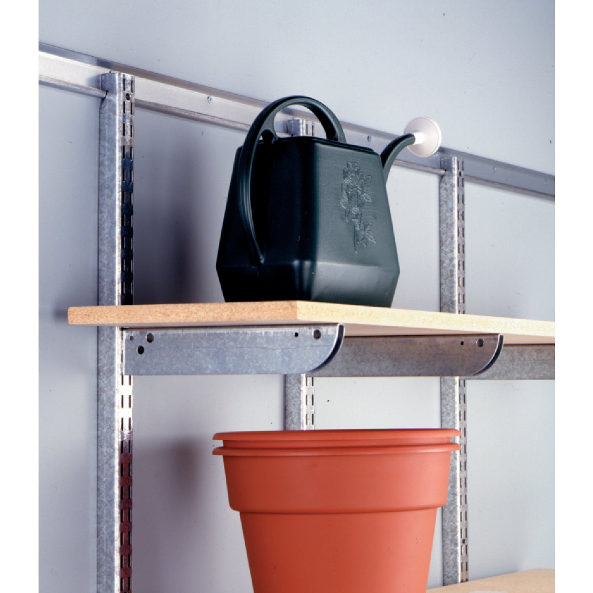 John Sterling Fast-Mount 48 In. Galvanized Steel Double-Slot Shelf Standard Image 3