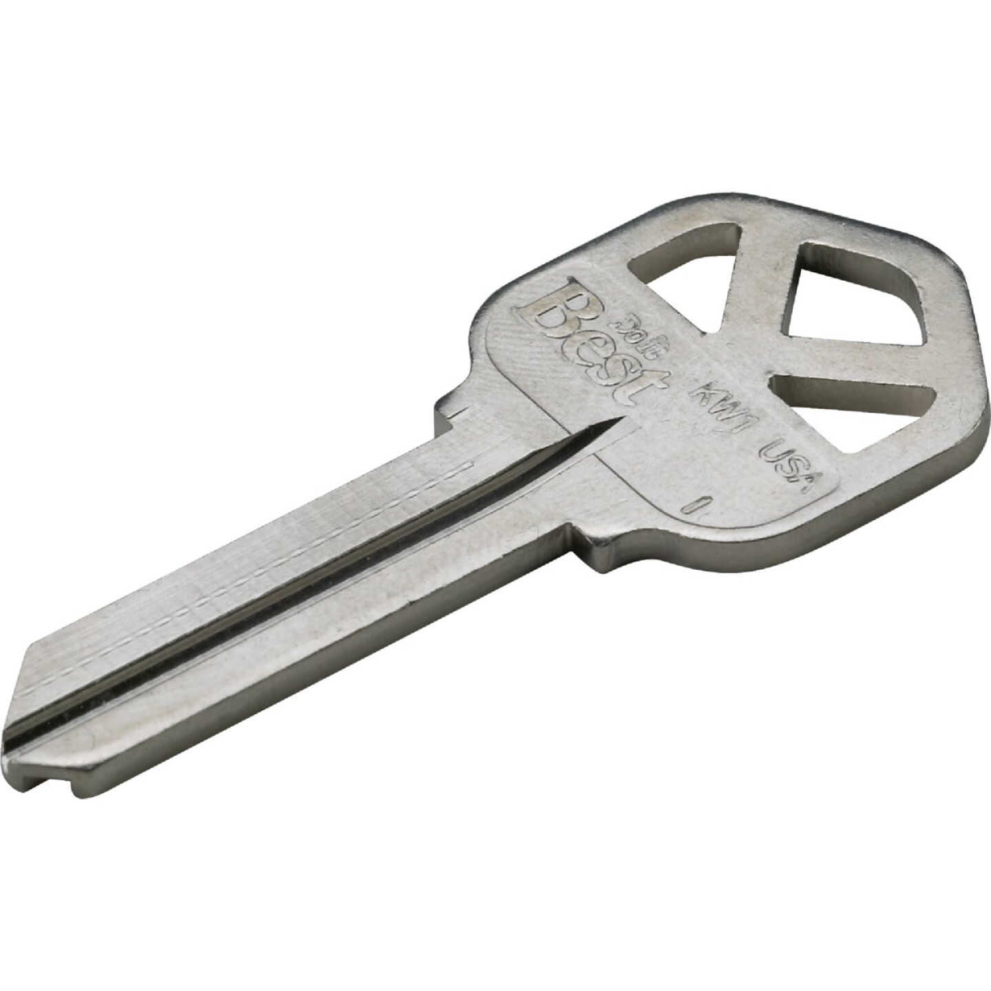 Do it Best Kwikset Nickel Plated House Key, KW1 / 1176-250 DIB (250-Pack) Image 2