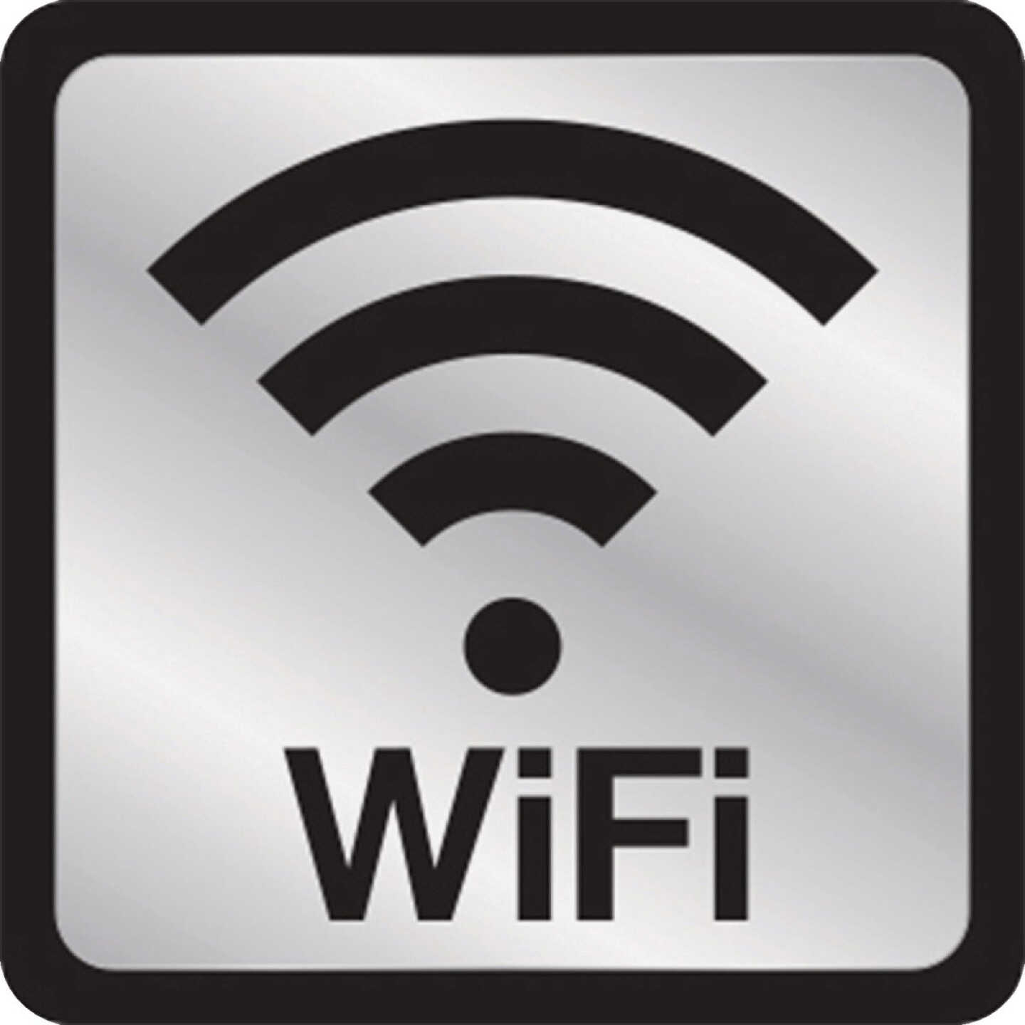 Hy-Ko WIFI Symbol Plaque Image 1