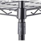 Muscle Rack 36 In. x 14 In. x 54 In. 4-Tier Black Wire Shelving Unit Image 6