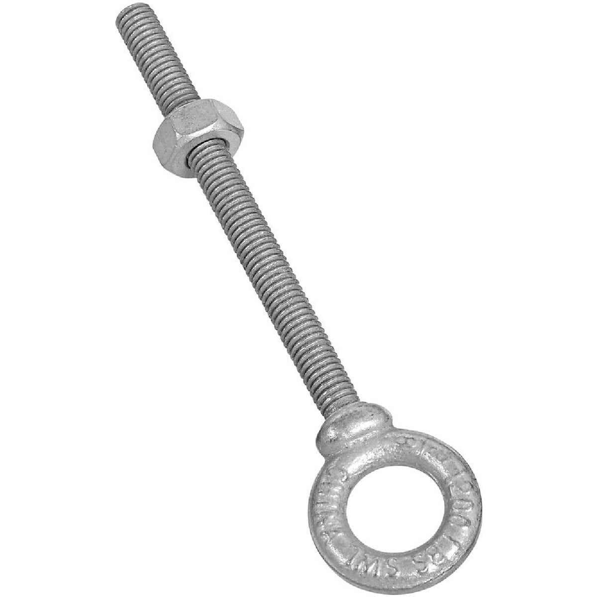 National Hardware 3/8 In. x 4-1/2 In. Galvanized Eye Bolt Image 1