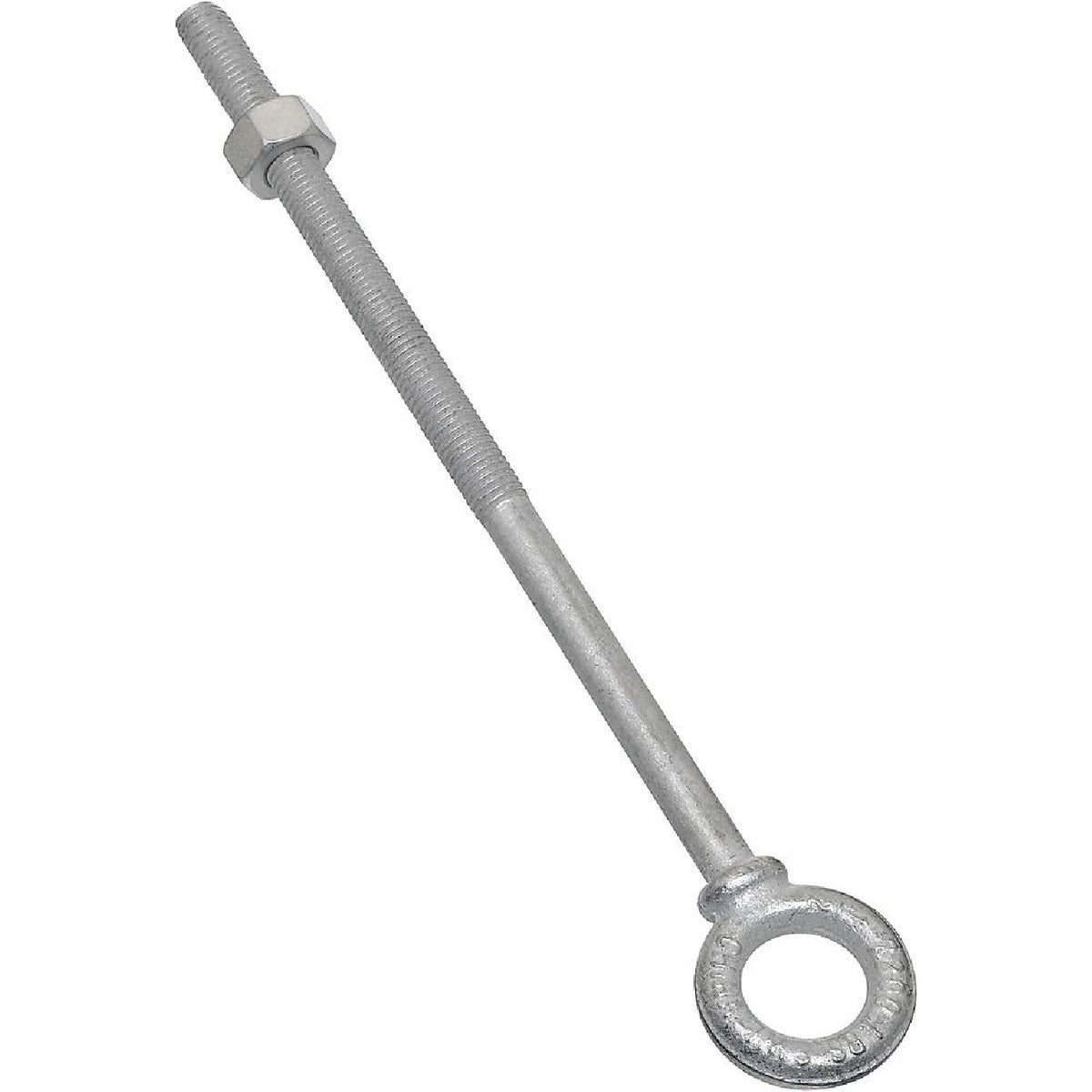 National Hardware 1/2 In. x 10 In. Galvanized Eye Bolt Image 1
