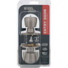Steel Pro Satin Chrome Entry Door Knob Image 2