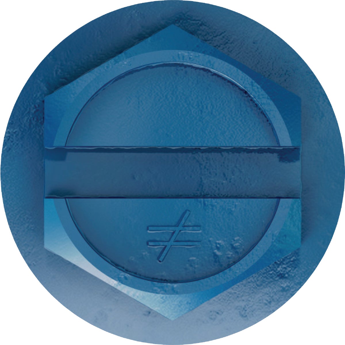 Simpson Strong-Tie Titen Turbo 1/4 In. x 2-3/4 In. Hex-Head Concrete and Masonry Screw, Blue (25-Count) Image 2