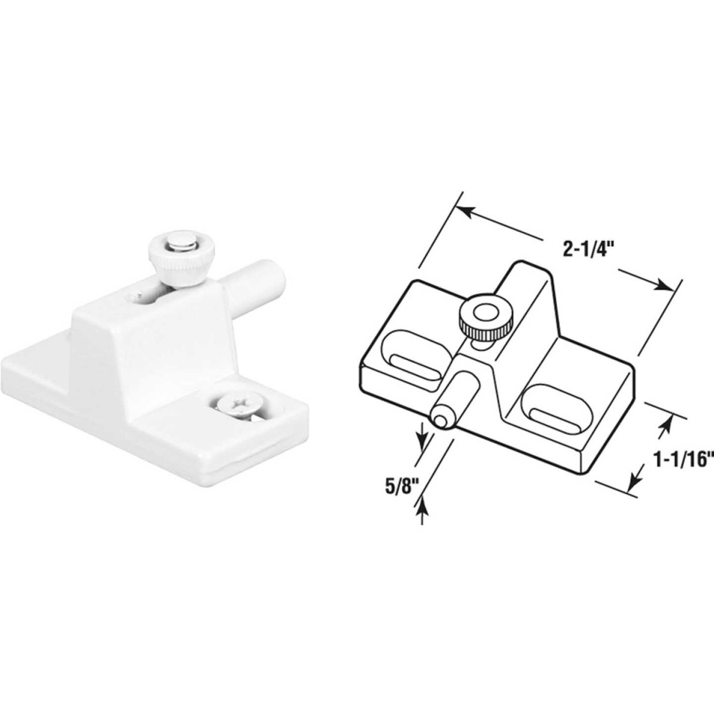Defender Security White Slide Bolt Patio Door Lock Image 1