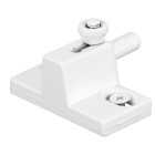 Defender Security White Slide Bolt Patio Door Lock Image 2