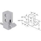 Defender Security Aluminum Step-On Patio Door Lock Image 1
