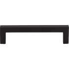 Elements Stanton 4-1/8 In. Overall Length Matte Black Square Cabinet Bar Pull Image 3