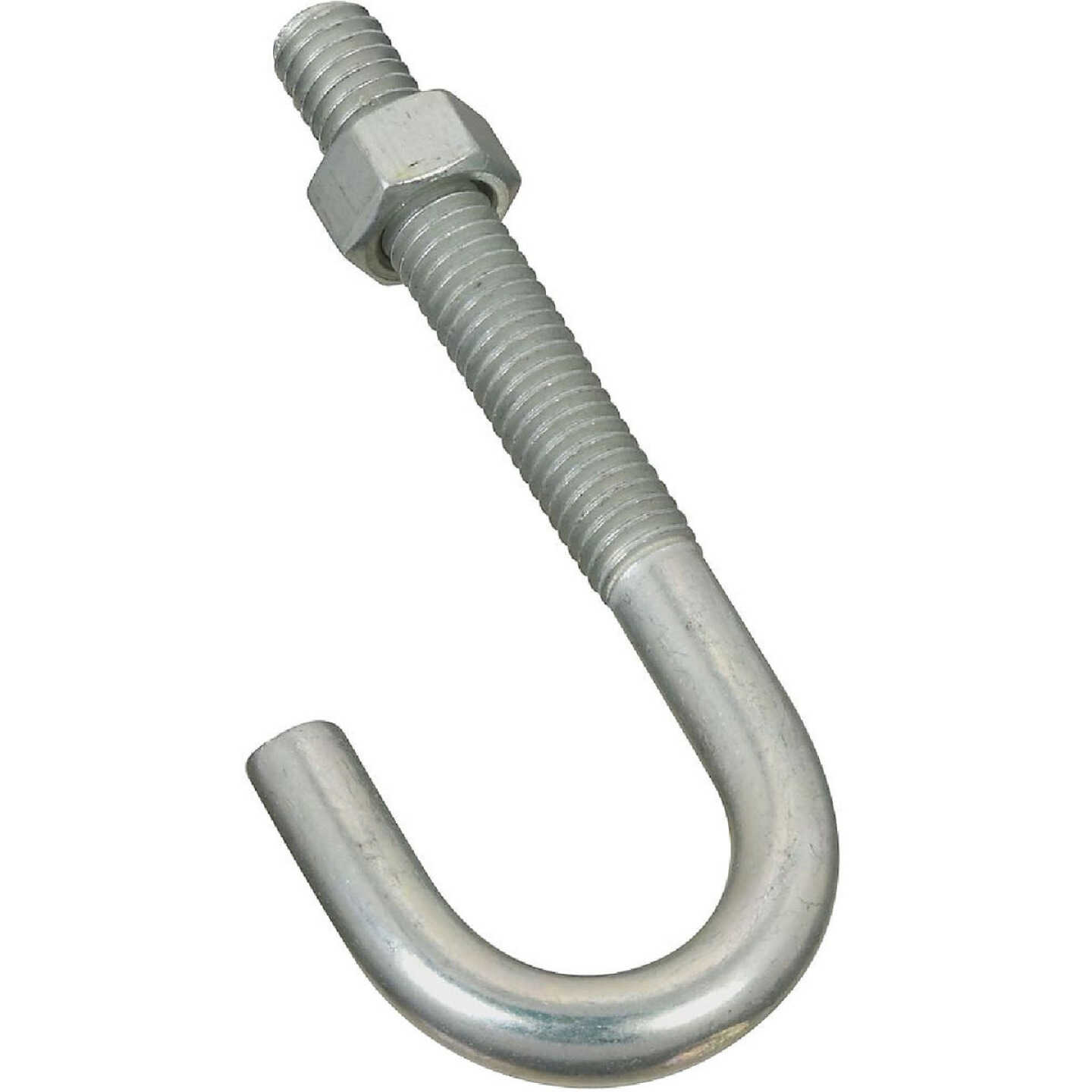 National Hardware 3/8 In. x 3-3/4 In. Zinc J Bolt Image 1