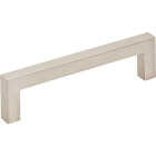 Elements Stanton 4-1/8 In. Overall Length Satin Nickel Square Cabinet Bar Pull Image 1