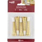 National Hardware 3 In. Brass Spring Door Stop (5-Pack) Image 2