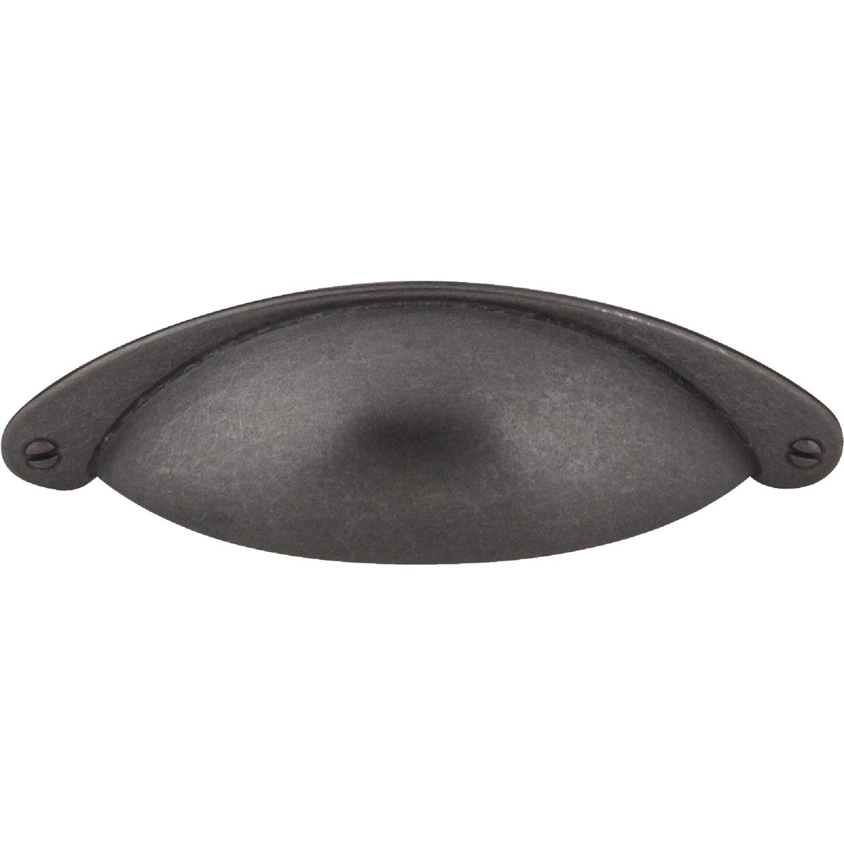 Jeffrey Alexander Lyon 4-15/16 In. Overall Length Gun Metal Cabinet Cup Pull Image 2
