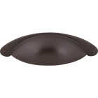 Jeffrey Alexander Lyon 4-15/16 In. Overall Length Dark Bronze Cabinet Cup Pull Image 2