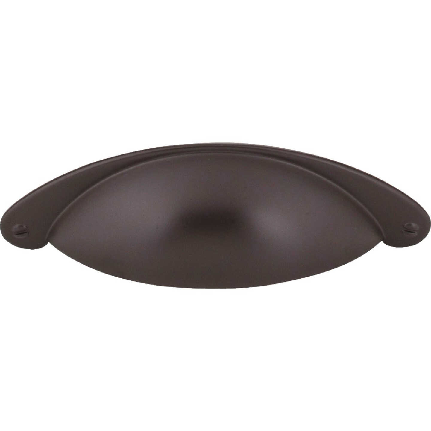 Jeffrey Alexander Lyon 4-15/16 In. Overall Length Dark Bronze Cabinet Cup Pull Image 2
