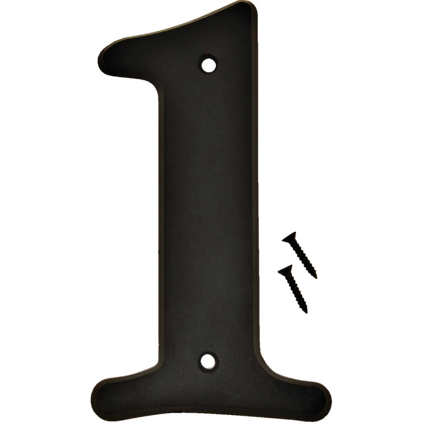 Hy-Ko 6 In. Black Gloss House Number One Image 1