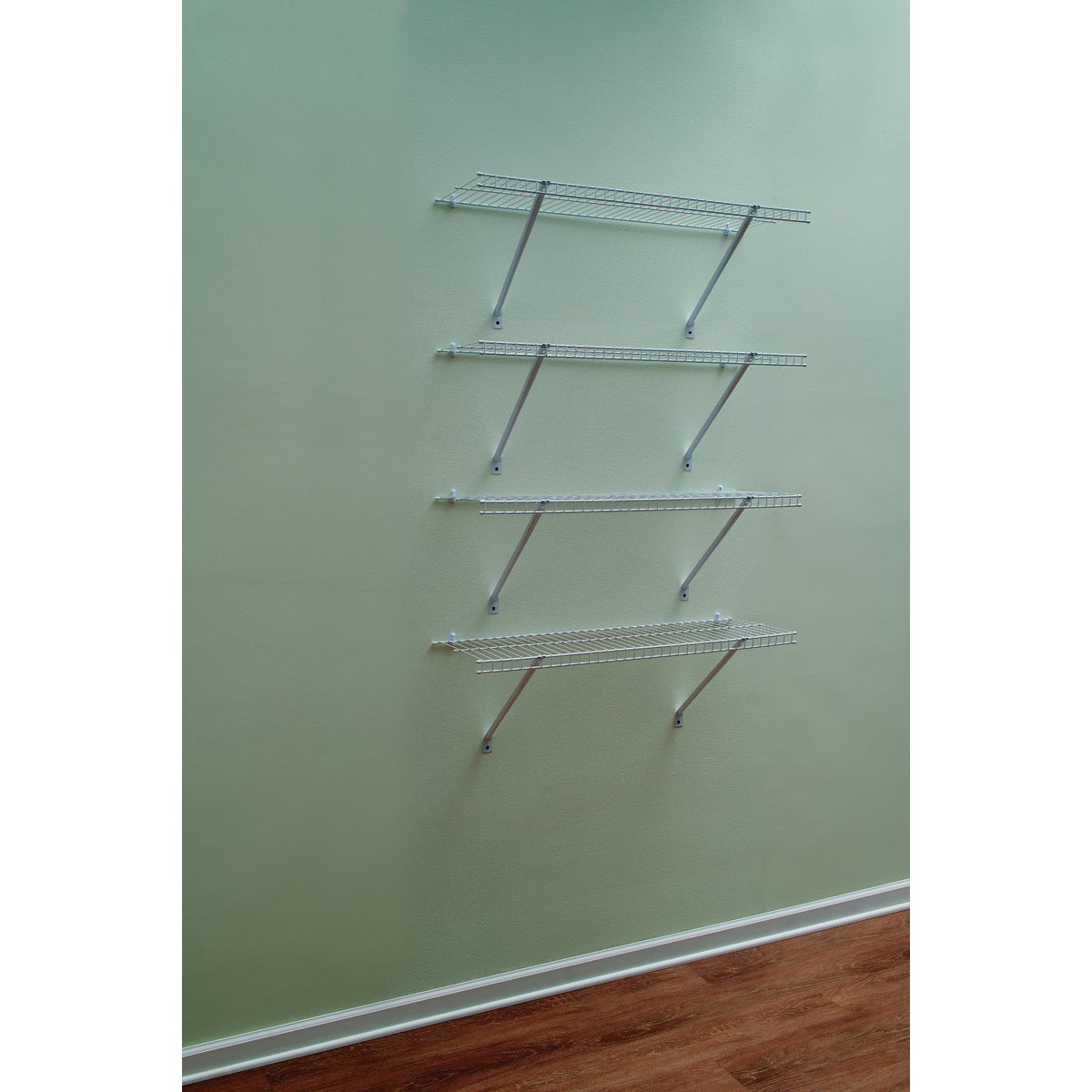 Rubbermaid 36 In. 4-Shelf Linen Closet Kit Image 4