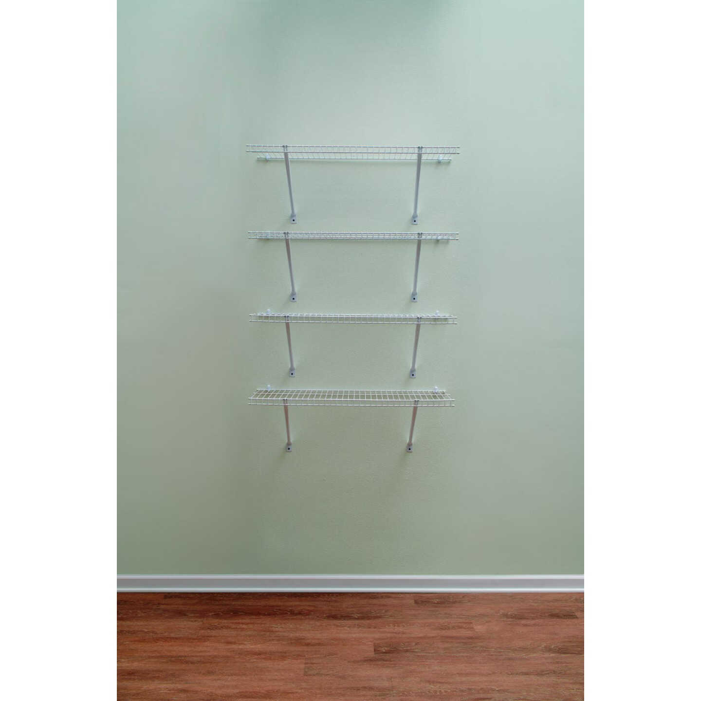 Rubbermaid 36 In. 4-Shelf Linen Closet Kit Image 1