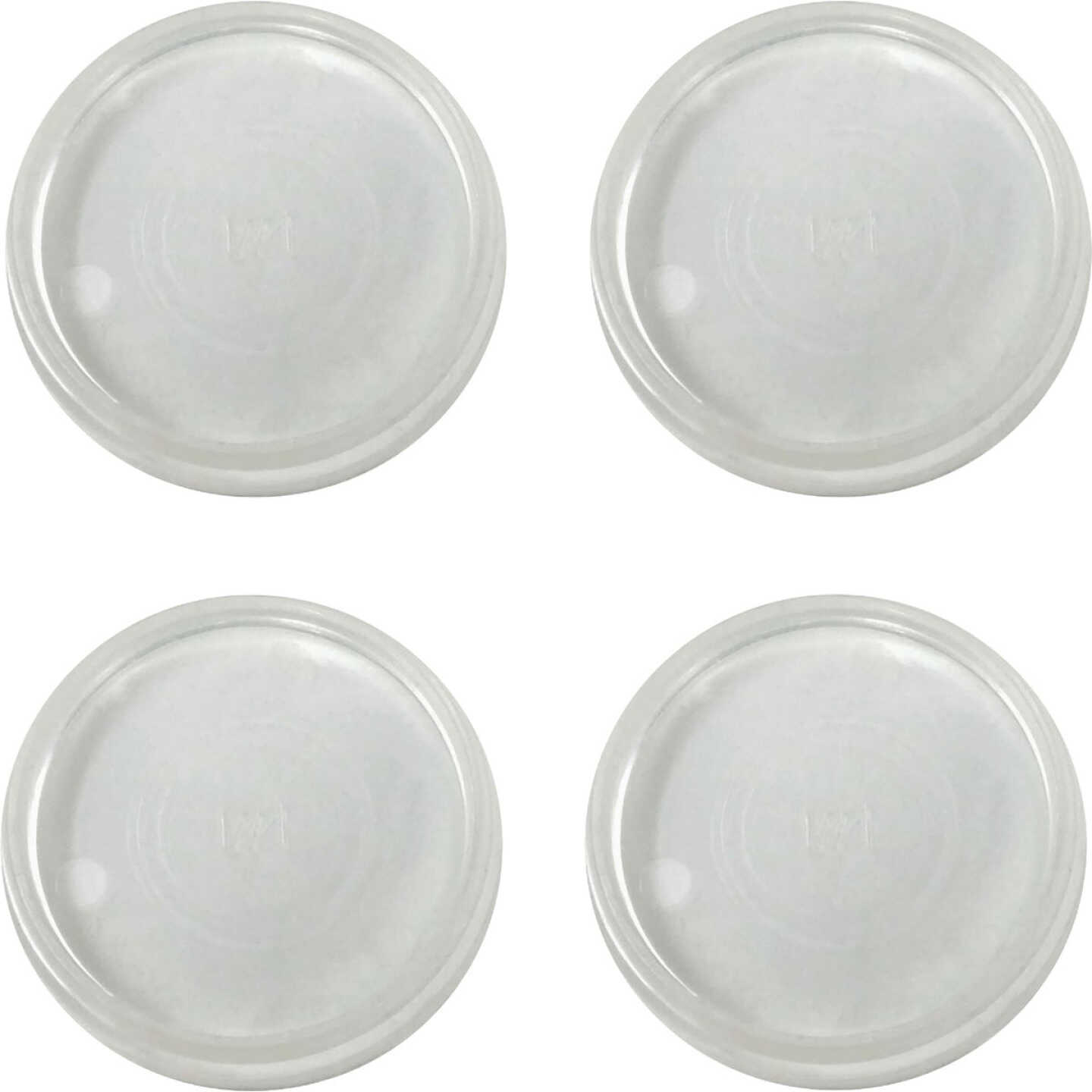 Super Sliders 1-13/16 In. Clear Round Furniture Leg Cup (4-Pack) Image 2
