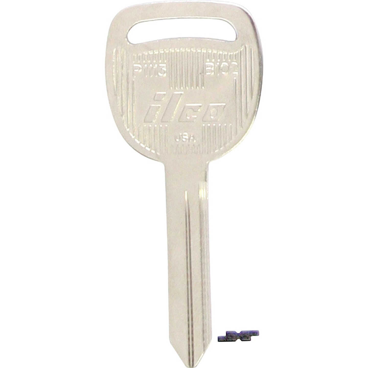 ILCO GM Nickel Plated Automotive Key, B102 / P1113 (10-Pack) Image 1