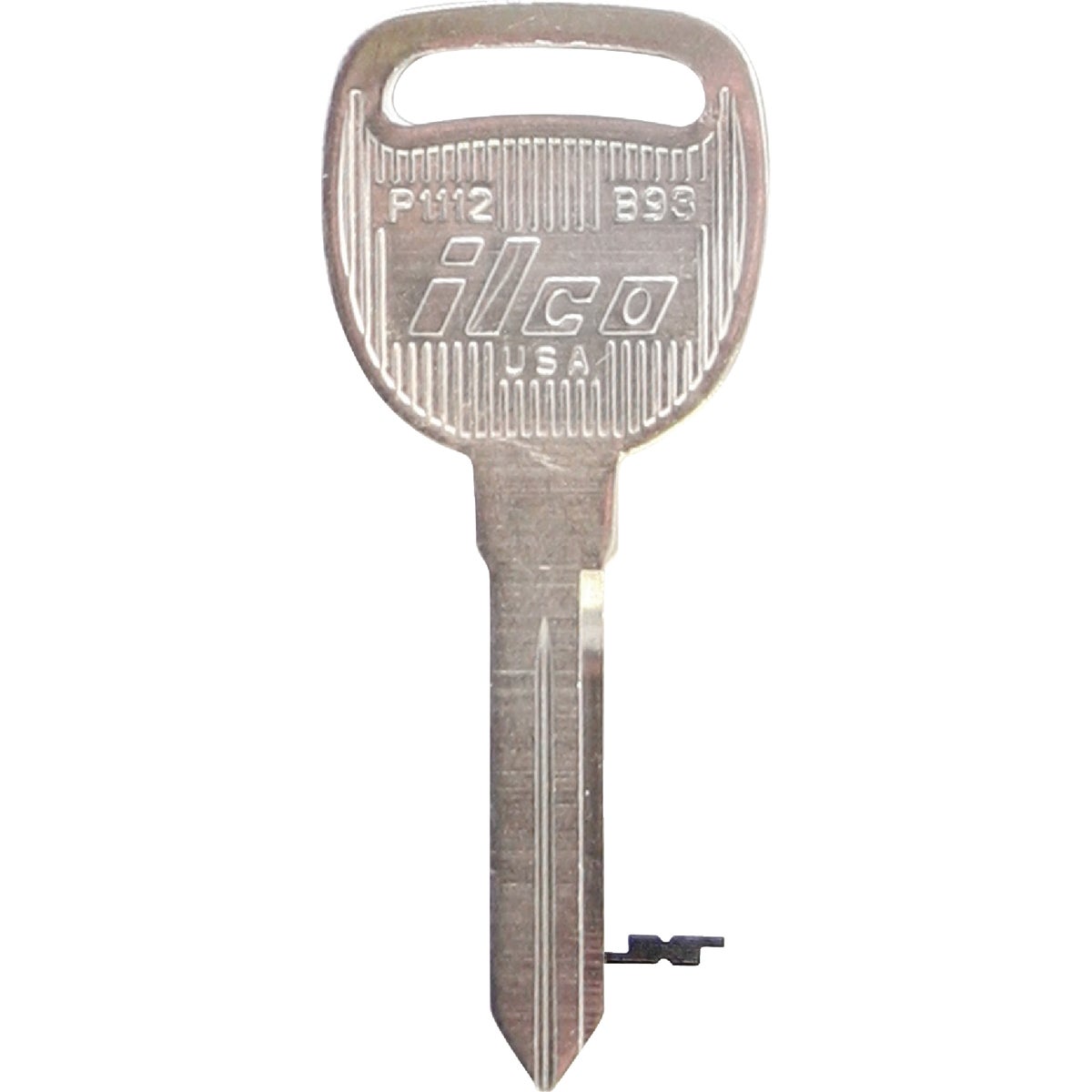 ILCO GM Nickel Plated Automotive Key, B93 / P1112 (10-Pack) Image 1