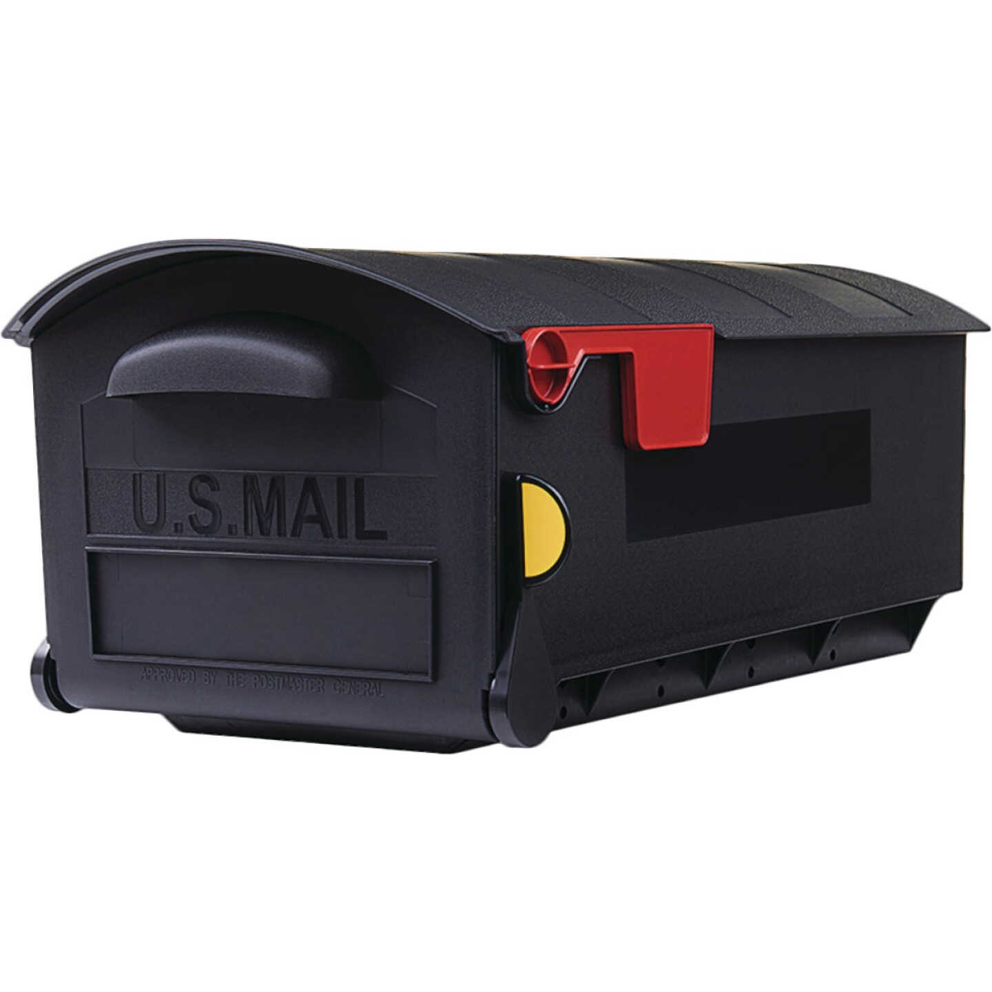 Gibraltar Patriot Black Plastic Large Post Mount Mailbox Image 1