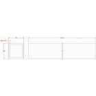 Hillman SteelWorks 3/4 In. x 3 Ft. Aluminum Square Tube Image 2