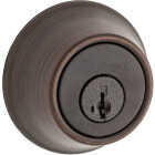 Kwikset Venetian Bronze Single Cylinder Deadbolt with SmartKey Security Image 1