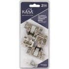 KasaWare 1/2 In. Overlay Soft-Close Compact Hinge (2-Pack) Image 1