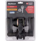 Kwikset Balboa Venetain Bronze Deadbolt and Lever Combo with Smartkey Image 2