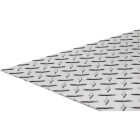 Hillman SteelWorks 0.063 In. x 24 In. x 48 In. Bright Aluminum Tread Plate Image 1
