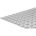 Hillman SteelWorks 0.100 In. x 24 In. x 24 In. Bright Aluminum Tread Plate Image 1