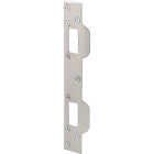 Defender Security 5-1/2 In. Satin Nickel Combination Door Strike Image 1
