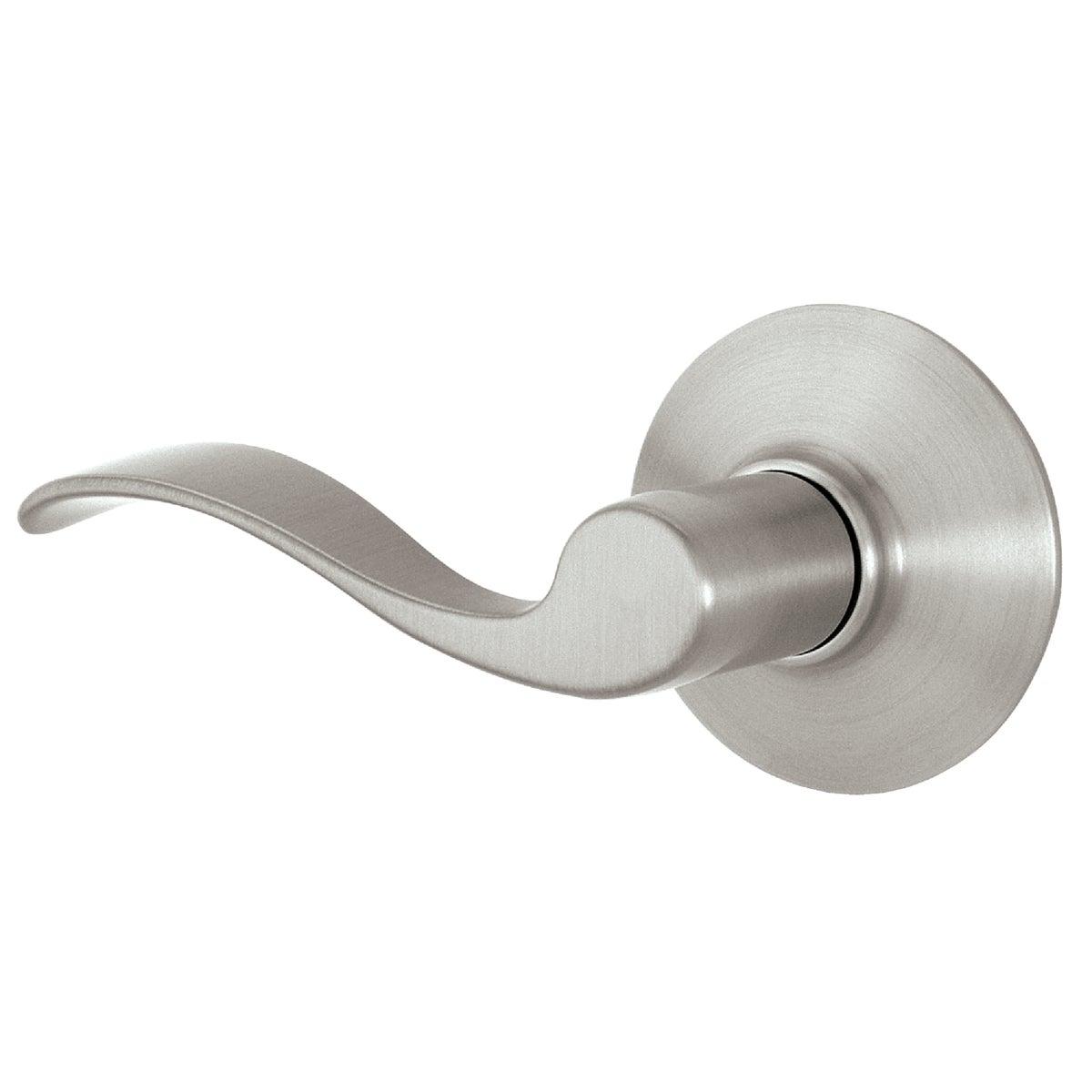 Schlage Accent Left-Handed Satin Nickel Dummy Door Lever