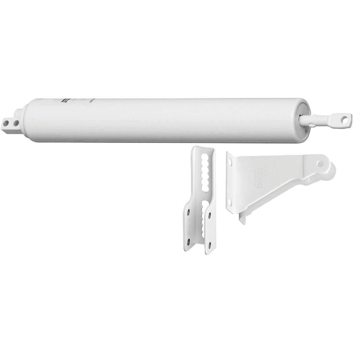 National Hardware White Medium Duty Pneumatic Screen Door Closer