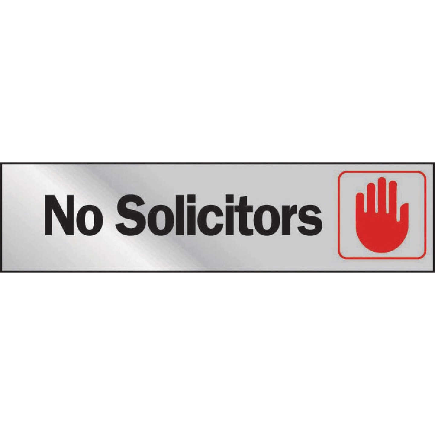 Hy-Ko 2x8 No Solicitors Sign Image 1