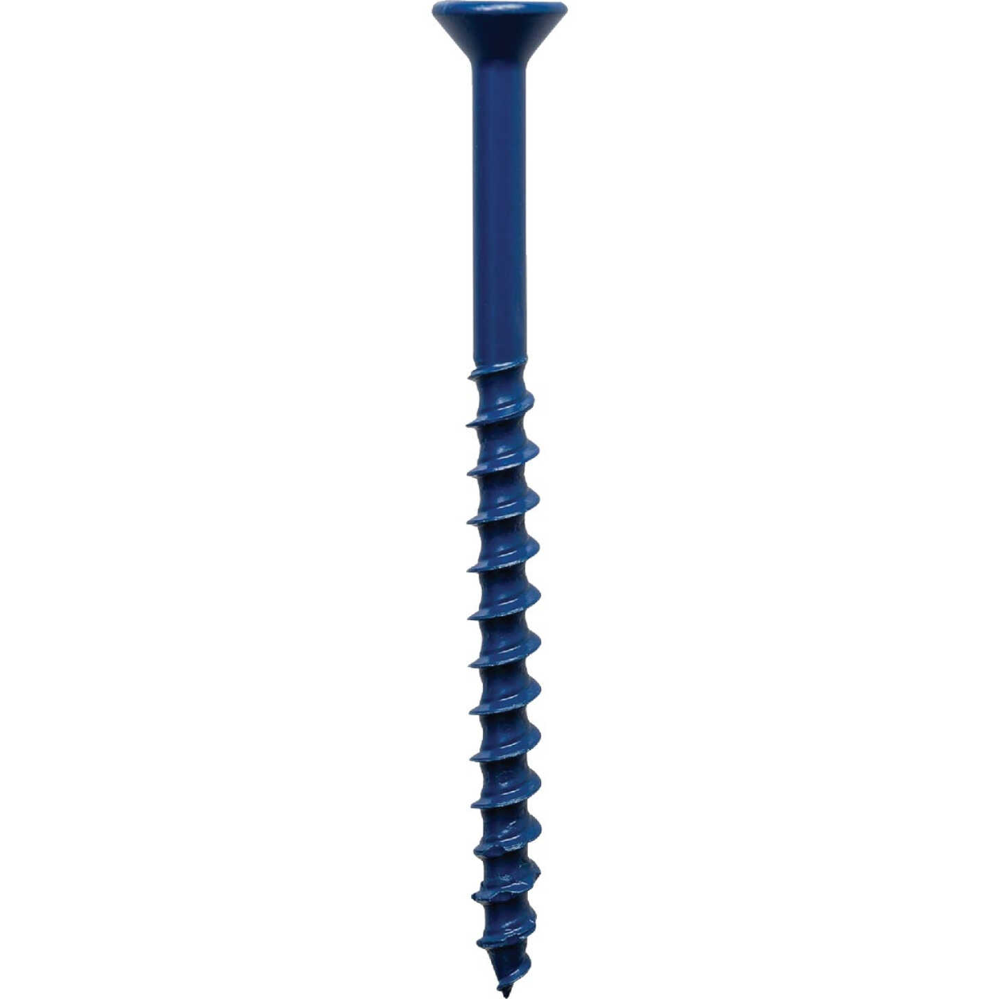 Simpson Strong-Tie Titen Turbo 1/4 In. x 2-3/4 In. T25 Flat-Head Concrete and Masonry Screw, Blue (8-Count) Image 1