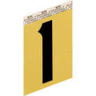Hy-Ko Aluminum 3-1/2 In. Non-Reflective Adhesive Number One Image 1