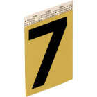 Hy-Ko Aluminum 3-1/2 In. Non-Reflective Adhesive Number Seven Image 1