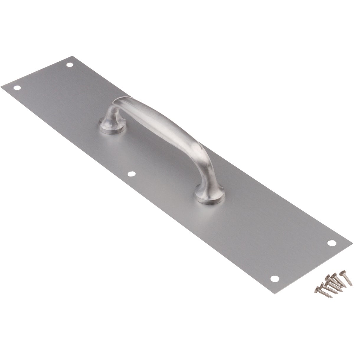 National Hardware Satin Aluminum Pull Plate