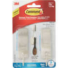 Command Medium Bath Hooks, Satin Nickel, 2 Hooks, 4 Strips Image 6
