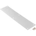 National Hardware Satin Aluminum Push Plate Image 1