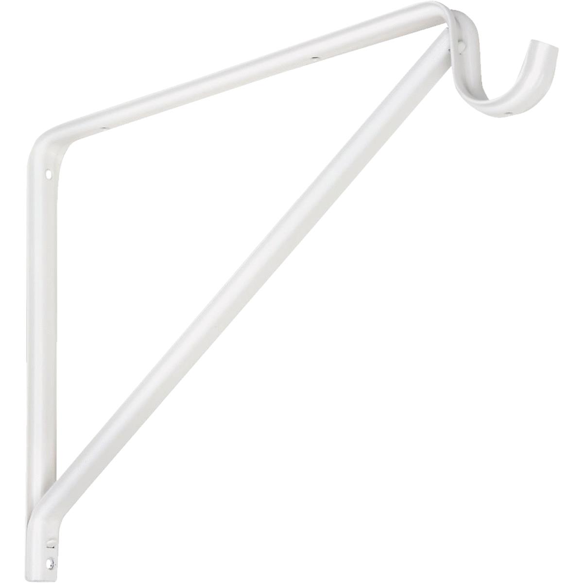 WHT SHELF & ROD BRACKET