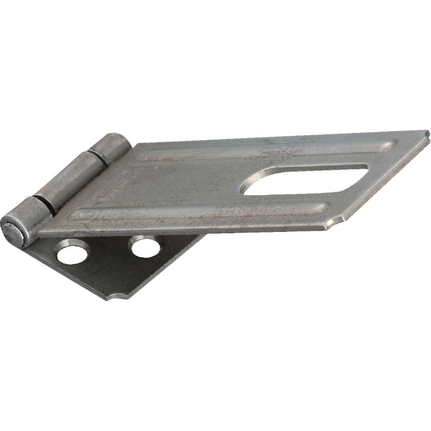 National Hardware 4-1/2 In. Galvanized Non-Swivel Safety Hasp Image 1