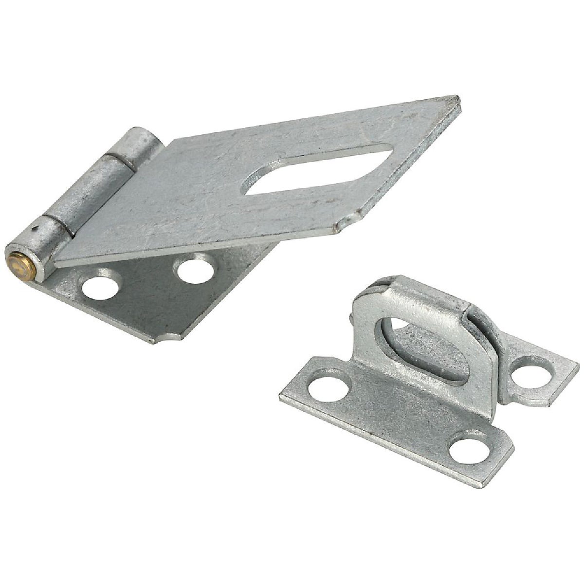 National Hardware 3-1/4 In. Galvanized Non-Swivel Safety Hasp