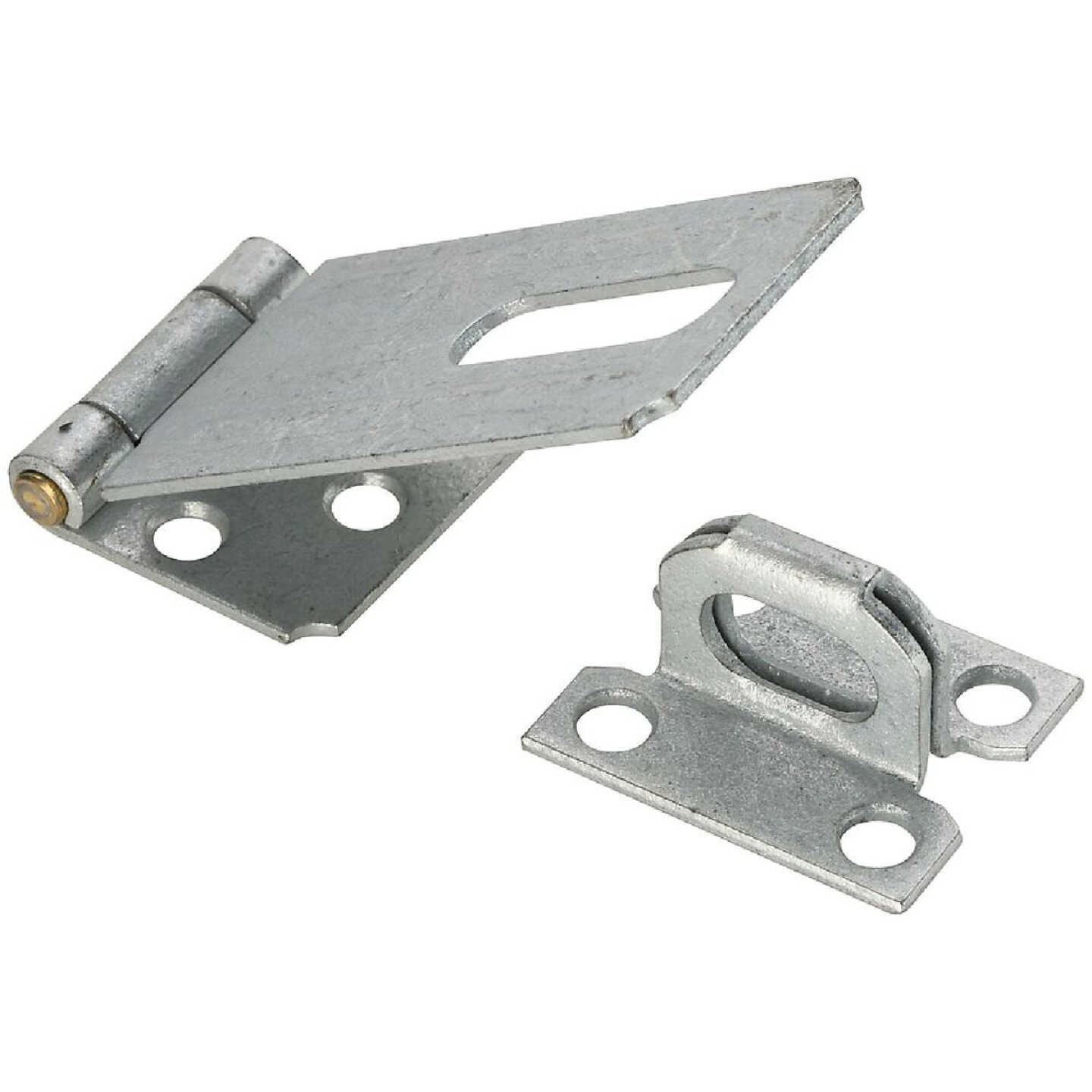 National Hardware 3-1/4 In. Galvanized Non-Swivel Safety Hasp Image 1